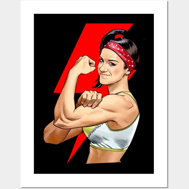 Strong Bayley Wall Art by WildBrownies